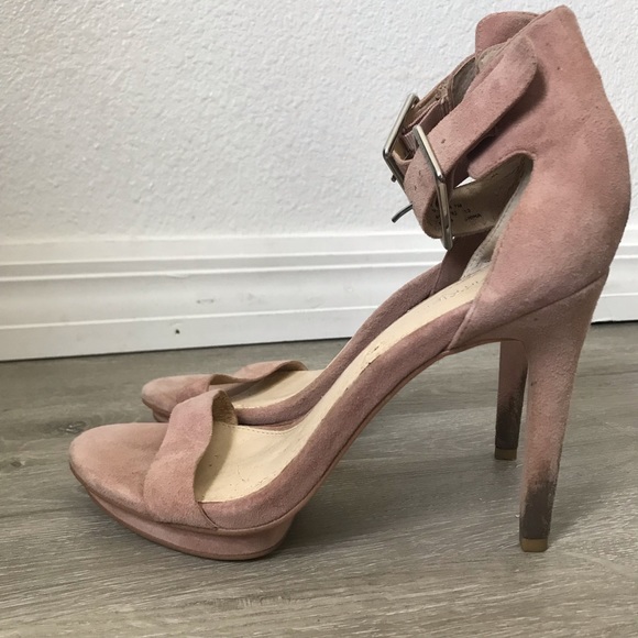 Calvin Klein Vivian Pink Open Toe Heel Size 7 - Picture 12 of 12